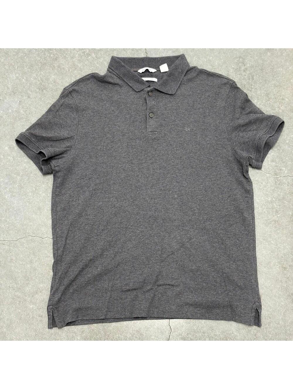 Calvin Klein Grey Polo Shirt